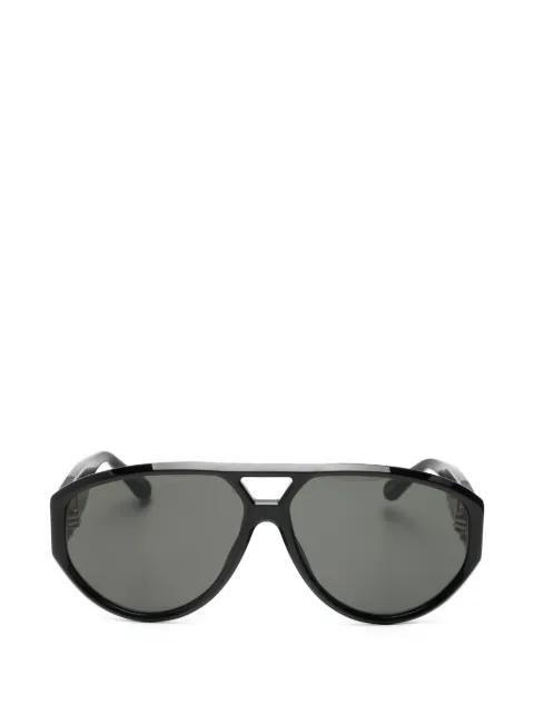 Portia geometric-frame sunglasses by LINDA FARROW
