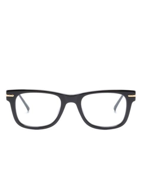 Portico square-frame glasses by LINDA FARROW