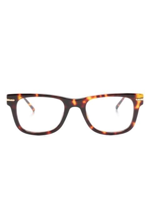 Portico square-frame glasses by LINDA FARROW