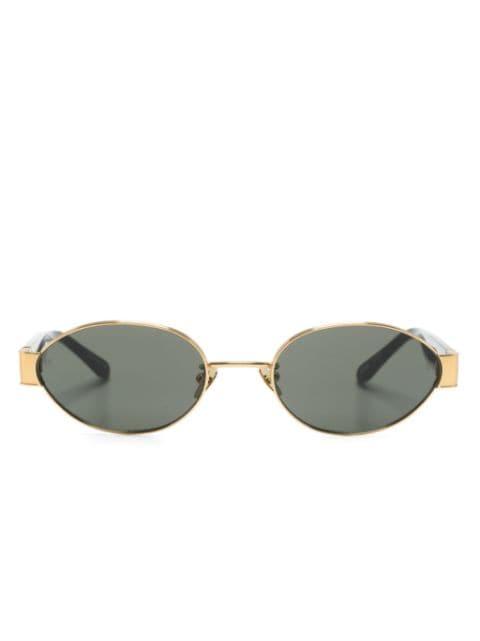 Sadie oval-frame sunglasses by LINDA FARROW