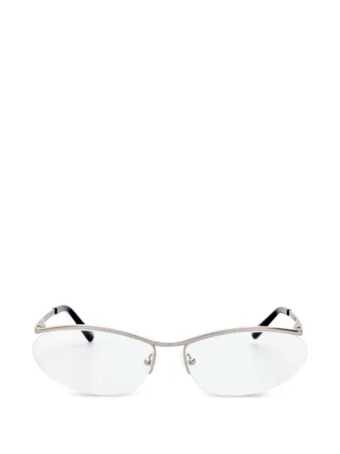 cat-eye frame glasses by LINDA FARROW