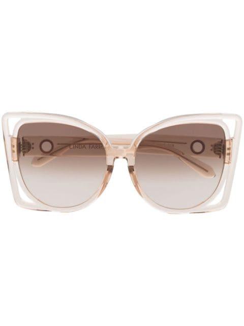 cat-eye frame sunglasses by LINDA FARROW