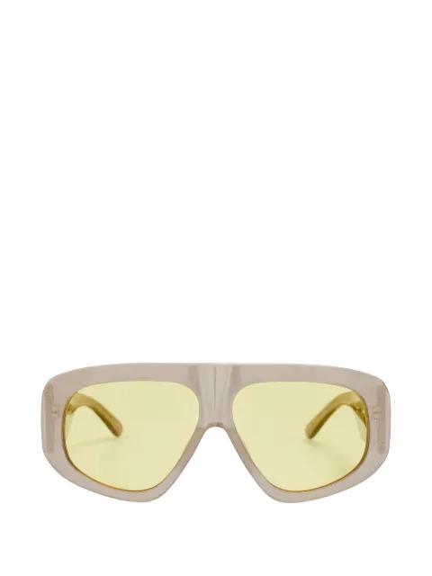 geometric-frame sunglasses by LINDA FARROW