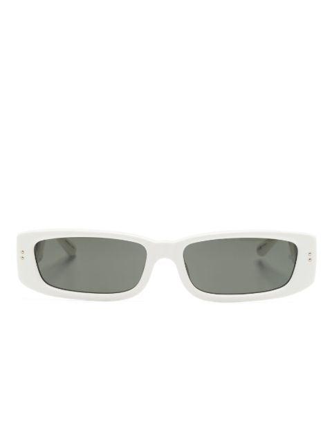 rectangle-frame tinted sunglasses by LINDA FARROW