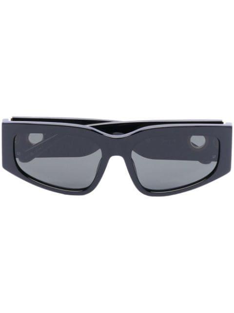 rectangle-frame tinted sunglasses by LINDA FARROW