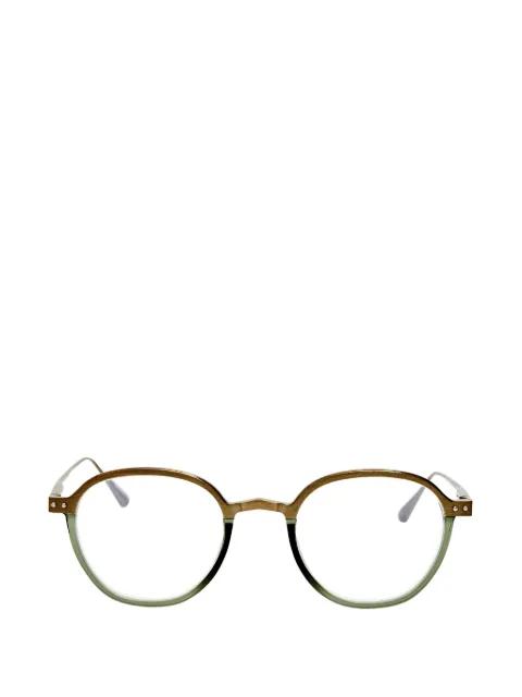 round-frame glasses by LINDA FARROW