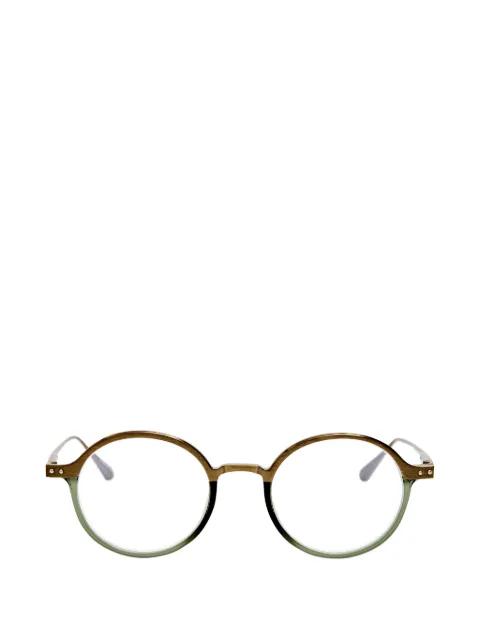 round-frame glasses by LINDA FARROW