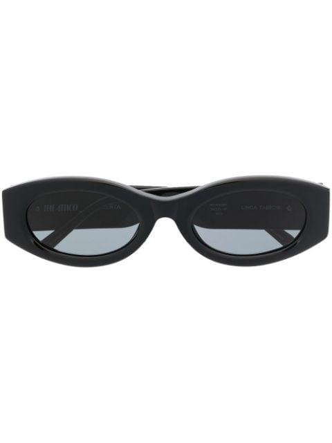 round frame sunglasses by LINDA FARROW