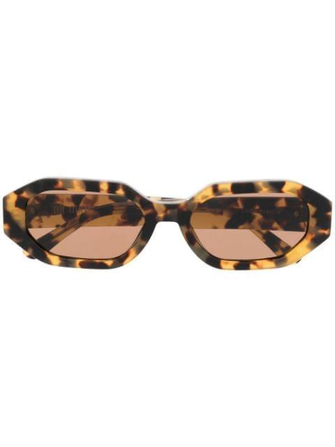 x The Attico Irene oval-frame sunglasses by LINDA FARROW