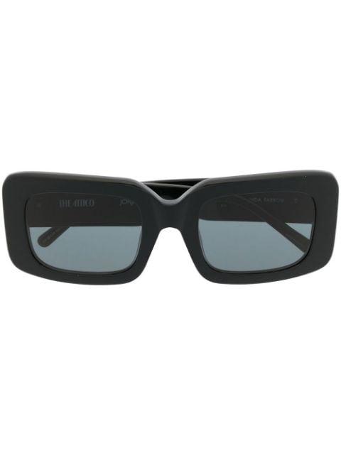 x The Attico Jorja square-frame sunglasses by LINDA FARROW