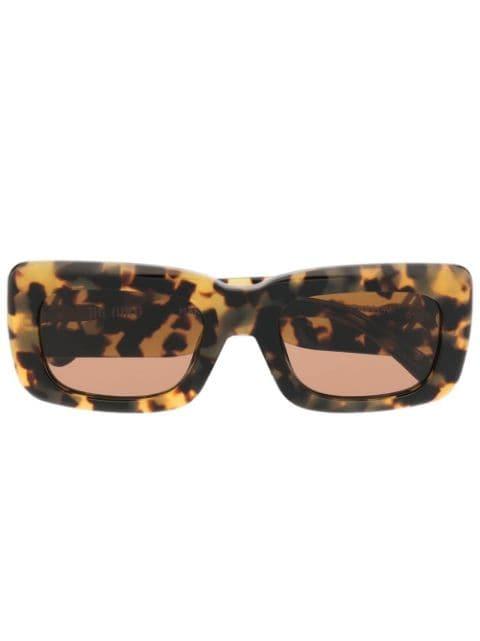 x The Attico Marfa square-frame sunglasses by LINDA FARROW