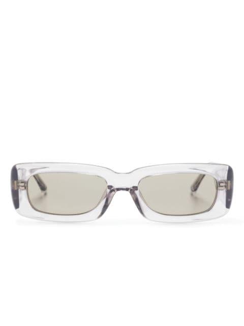 x The Attico Mini Marfa rectangle-frame sunglasses by LINDA FARROW