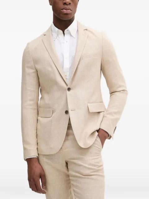 buttoned notched-lapels suit by LINDBERG