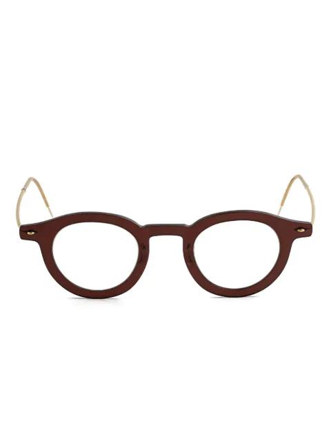 round-frame glasses by LINDBERG