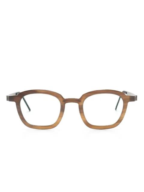 square-frame glasses by LINDBERG