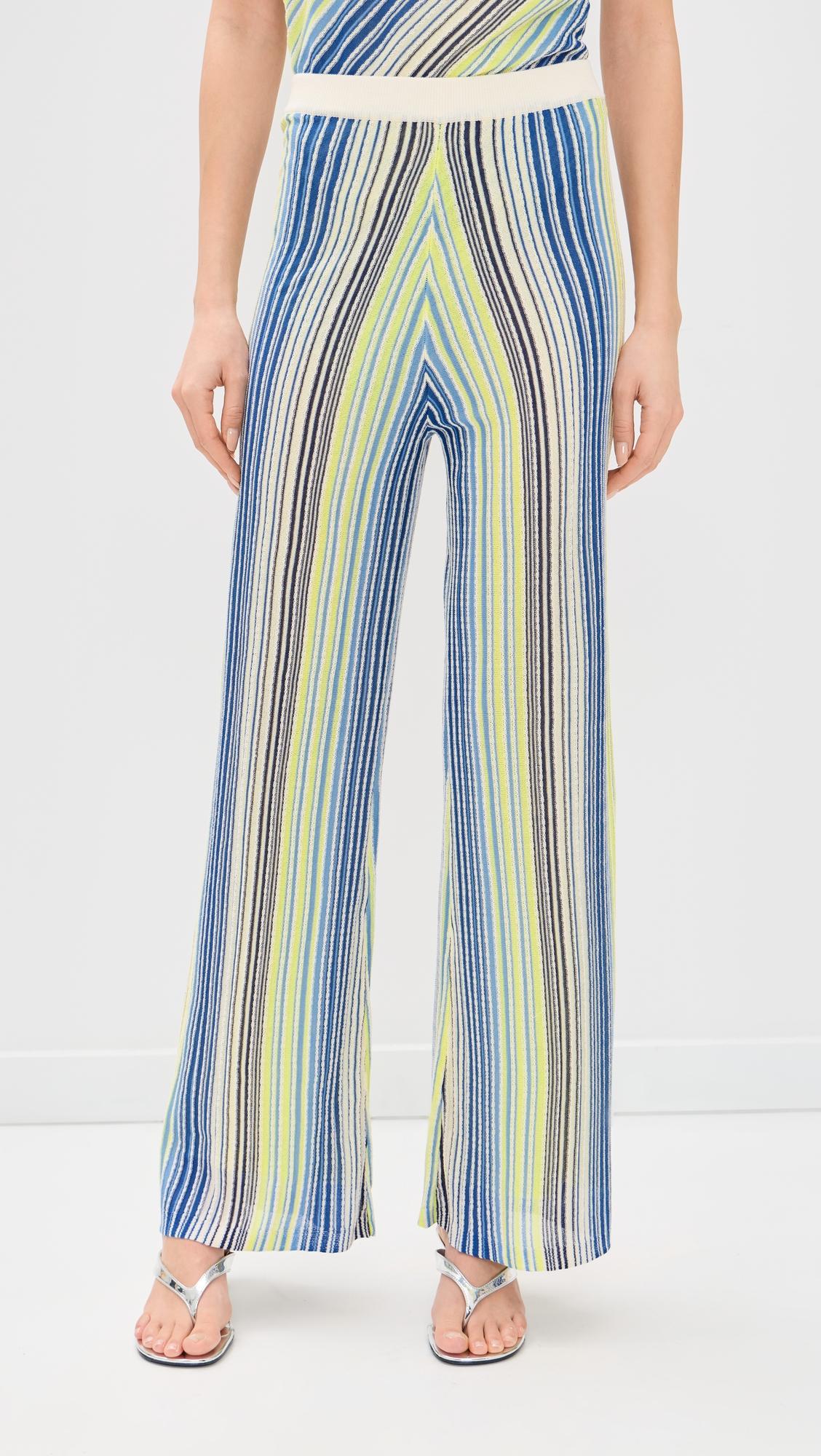 Kit Striped Knit Pants by LINE & DOT