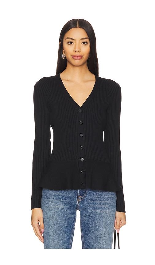 Line & Dot Brook Cardigan in Black by LINE&DOT