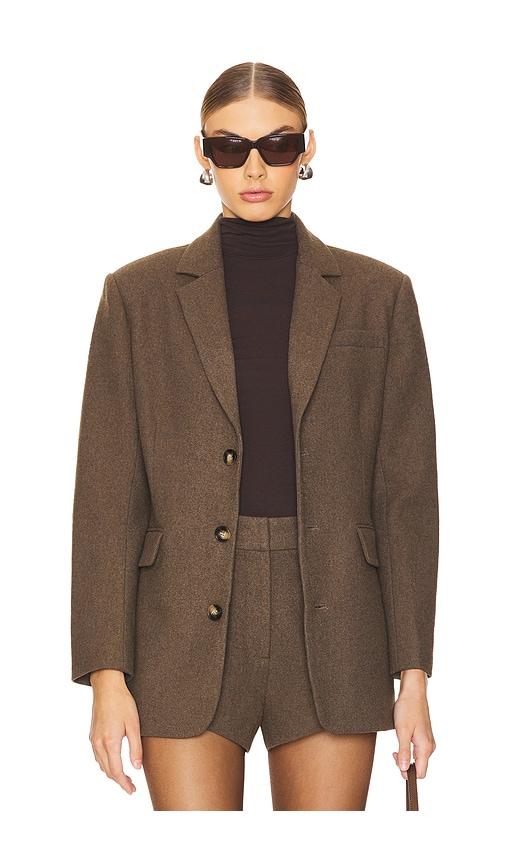 Line & Dot Dockers Blazer in Brown by LINE&DOT