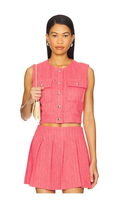 Line & Dot Emmeline Top in Pink by LINE&DOT
