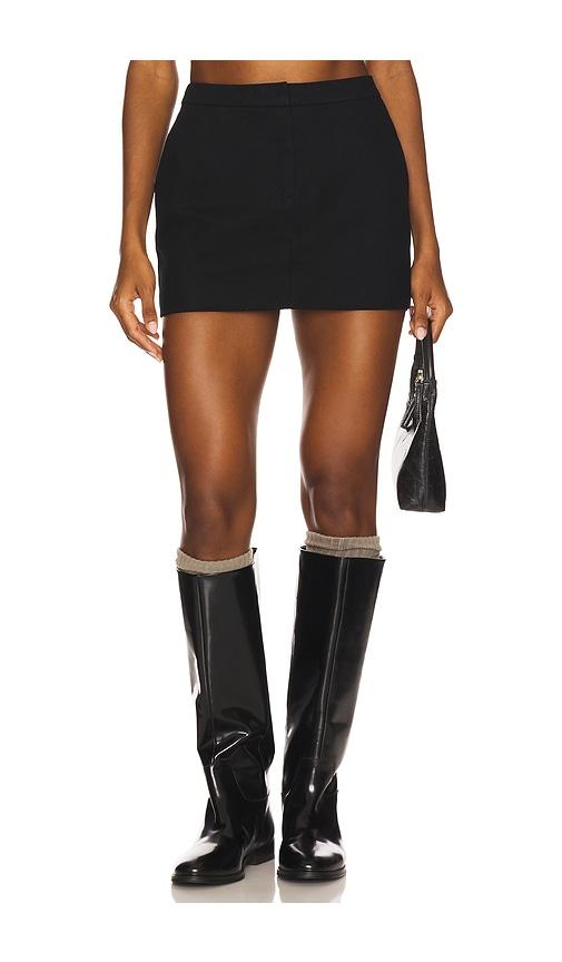Line & Dot Eton Mini Skirt in Black by LINE&DOT