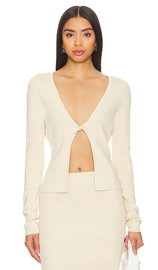 Line & Dot Lockheart Sweater in Taupe by LINE&DOT