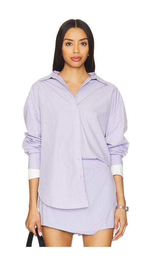 Line & Dot Maxin Shirt in Lavender by LINE&DOT