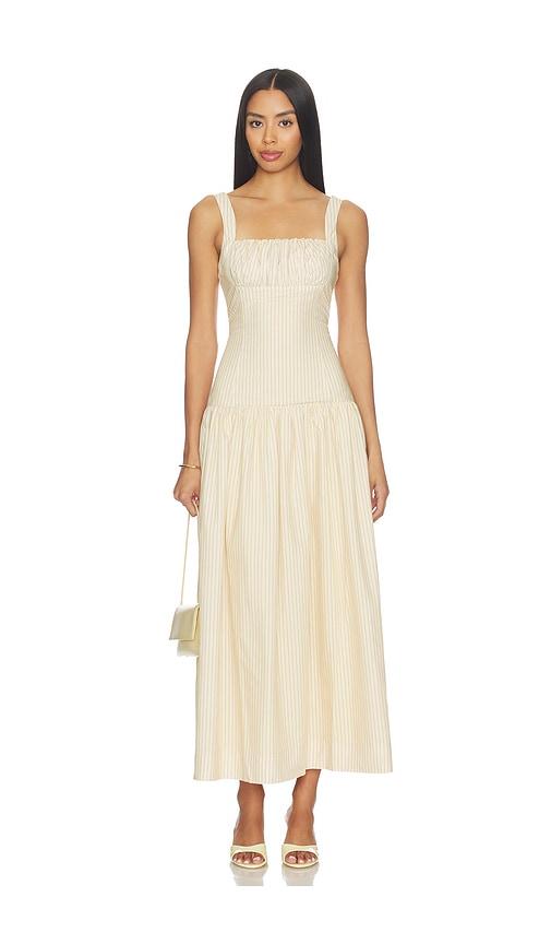 Line & Dot Noemi Maxi Dress in Lemon by LINE&DOT