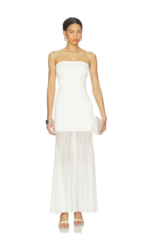 Line & Dot Perissa Sweater Dress in Ivory by LINE&DOT