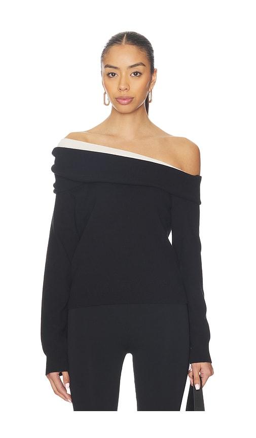 Line & Dot Ysa Sweater in Black by LINE&DOT