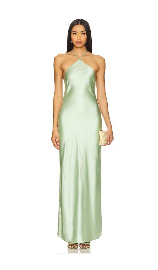 Line & Dot x REVOLVE Kira Maxi Dress in Sage by LINE&DOT