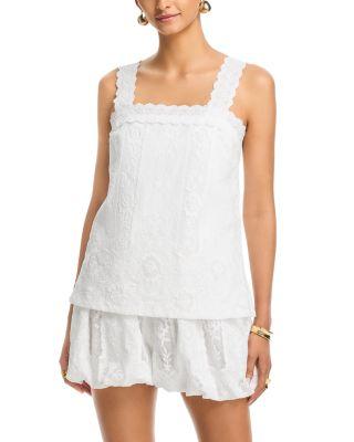 Pienza Eyelet Romper by LINE&DOT