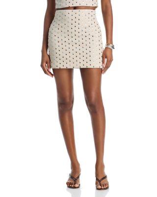 Sunstone Embellished Mini Skirt by LINE&DOT