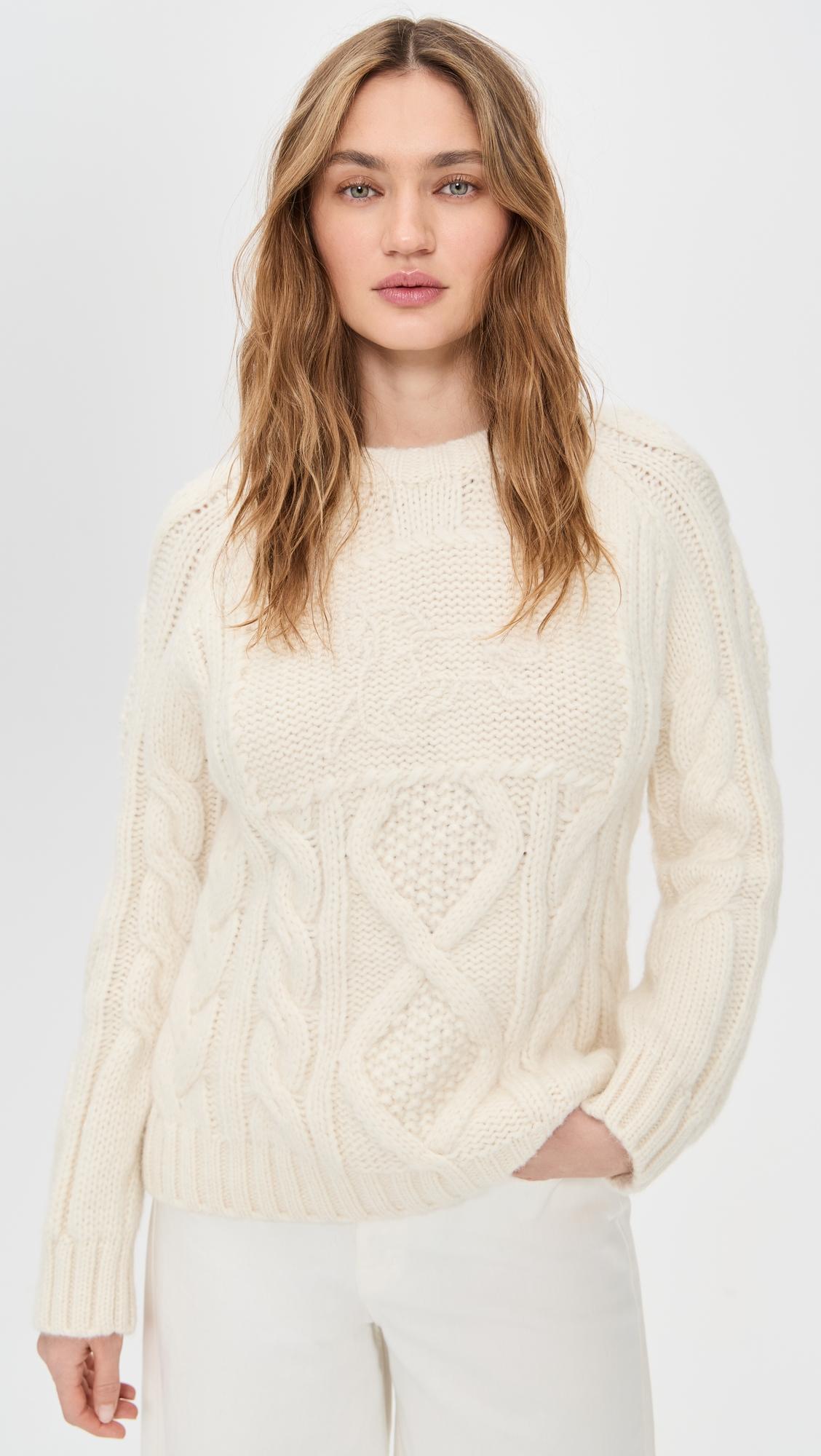 Bjorn Alpaca Equestrian Crewneck by LINGUA FRANCA