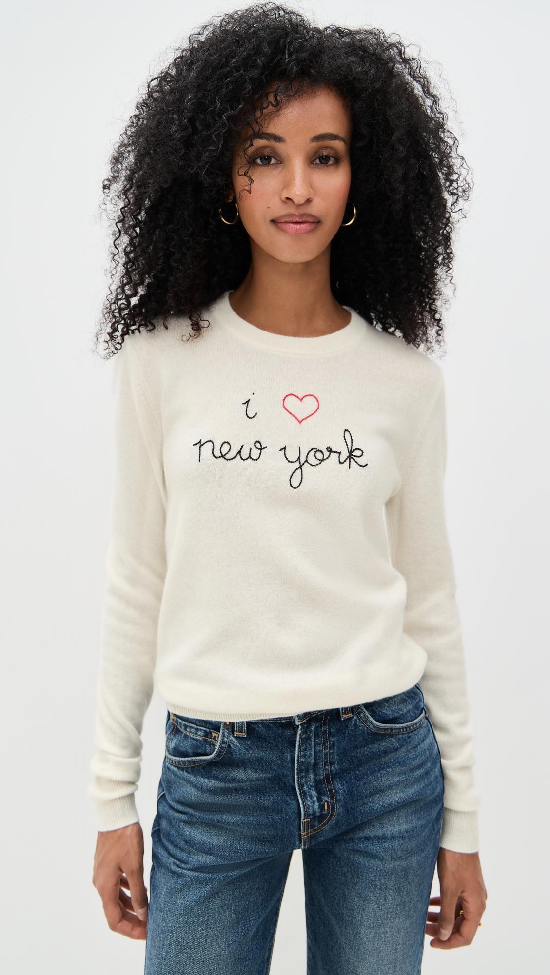 New York Cashmere Crewneck by LINGUA FRANCA