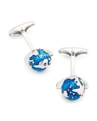 Spinning Globe Cufflinks by LINK UP