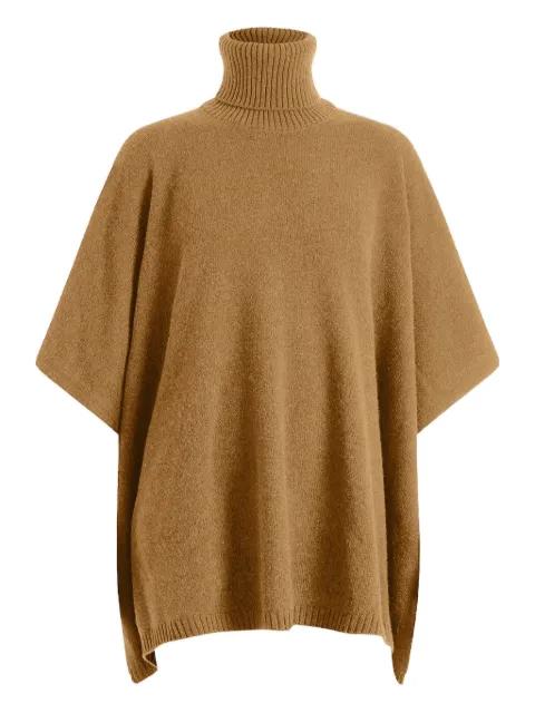 Angela turtleneck poncho by LINNEA LUND