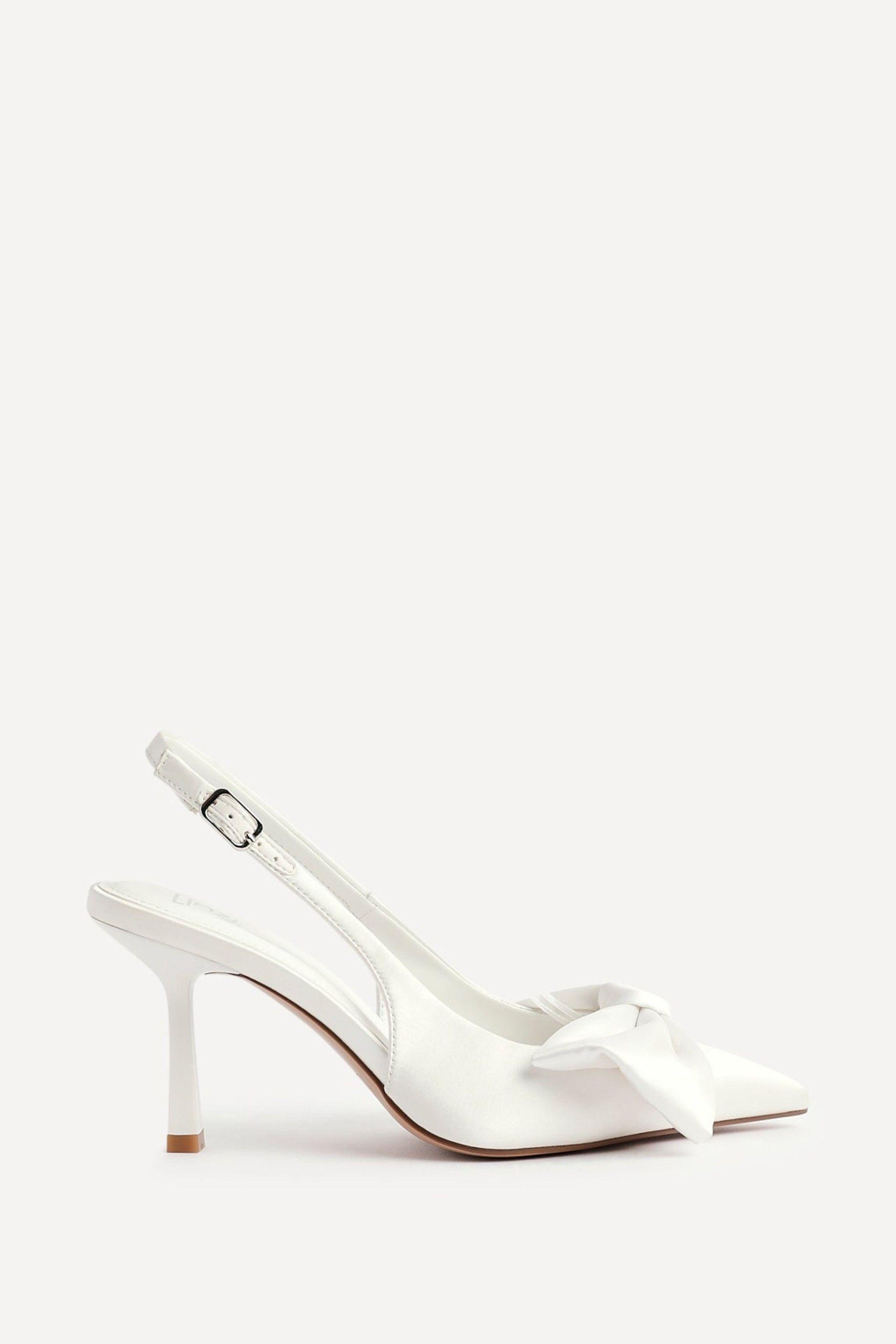 Always Ivory Satin Court Heels by LINZI