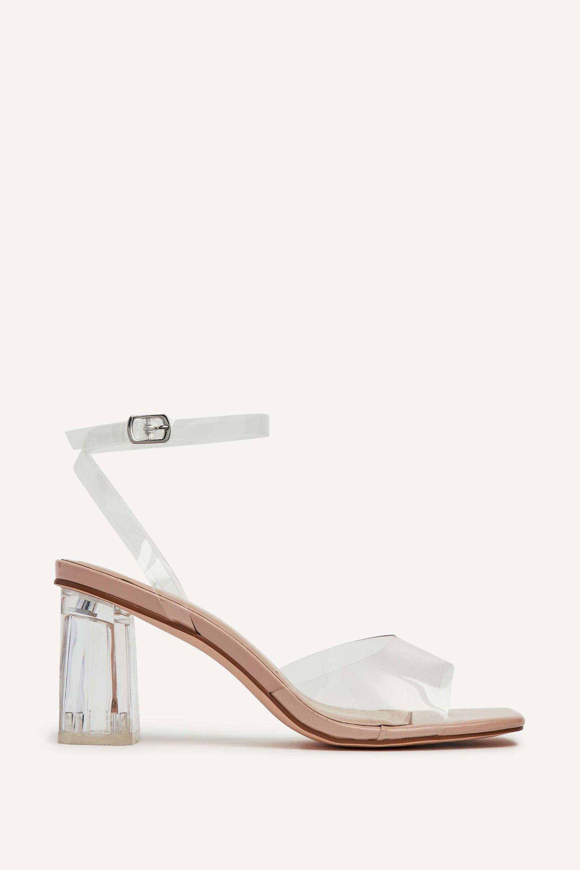 Cindy Nude & Perspex Sandal by LINZI