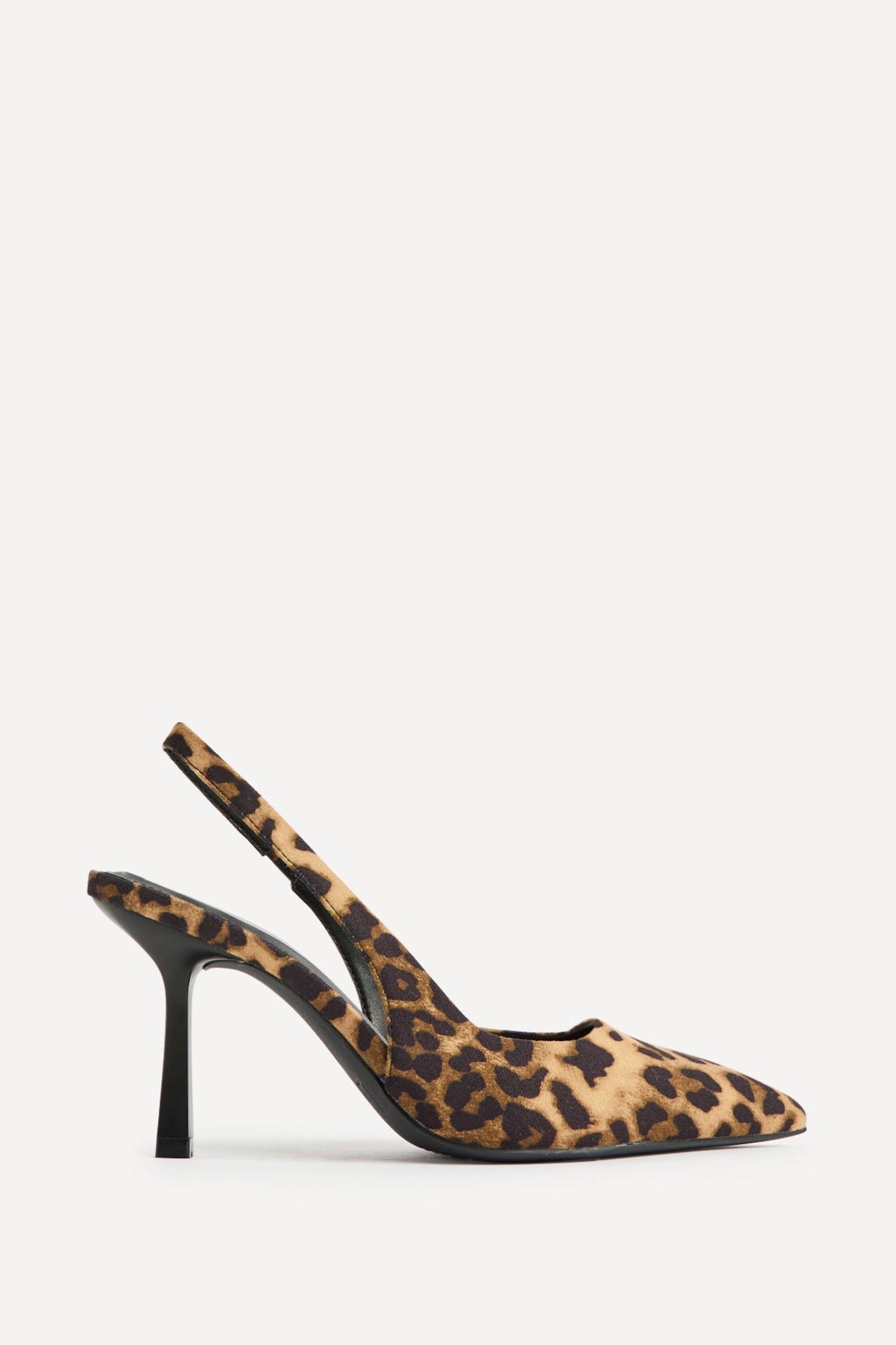 Dash Leopard Print Court Heels by LINZI