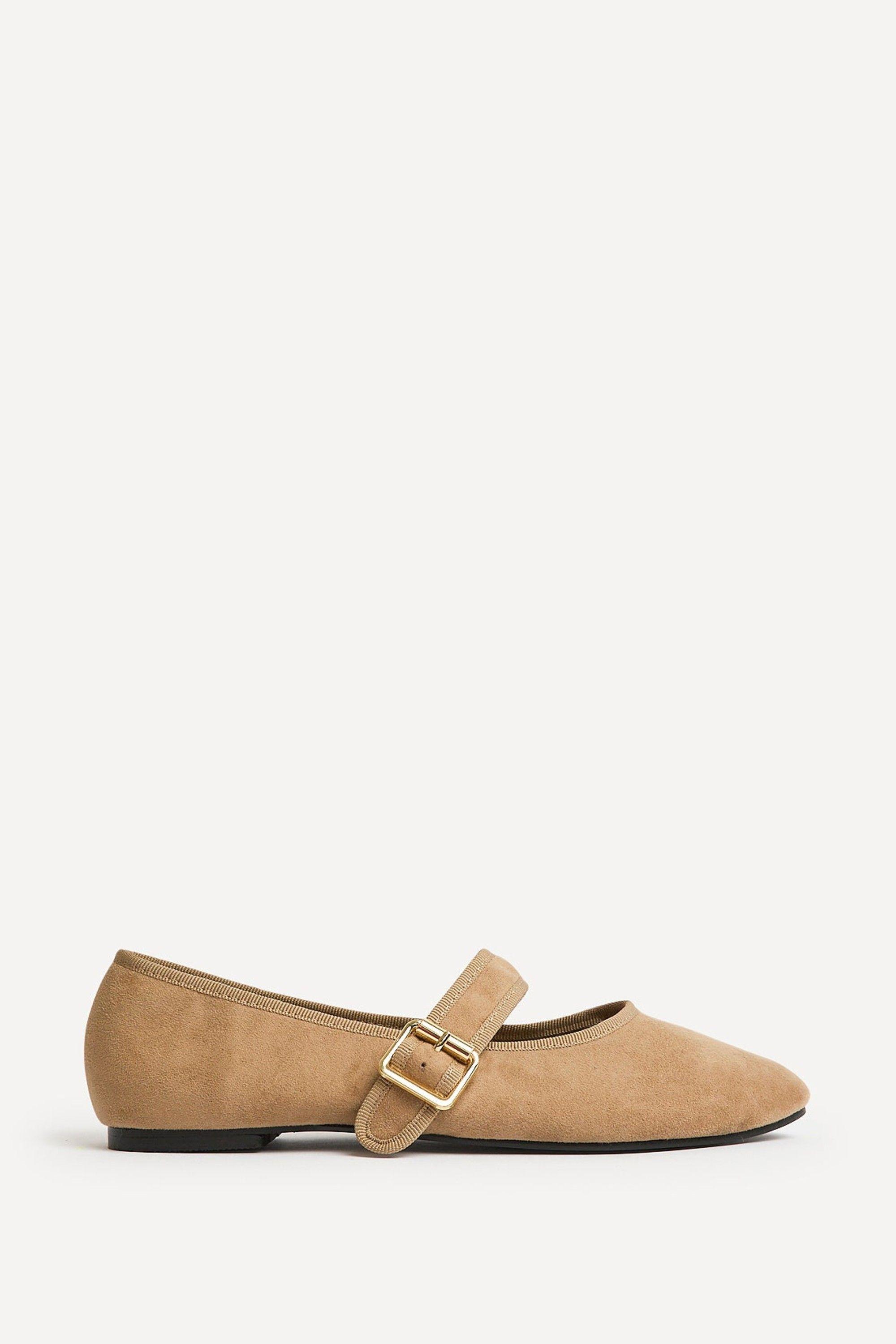 Emerson Taupe Mary Jane Pumps by LINZI