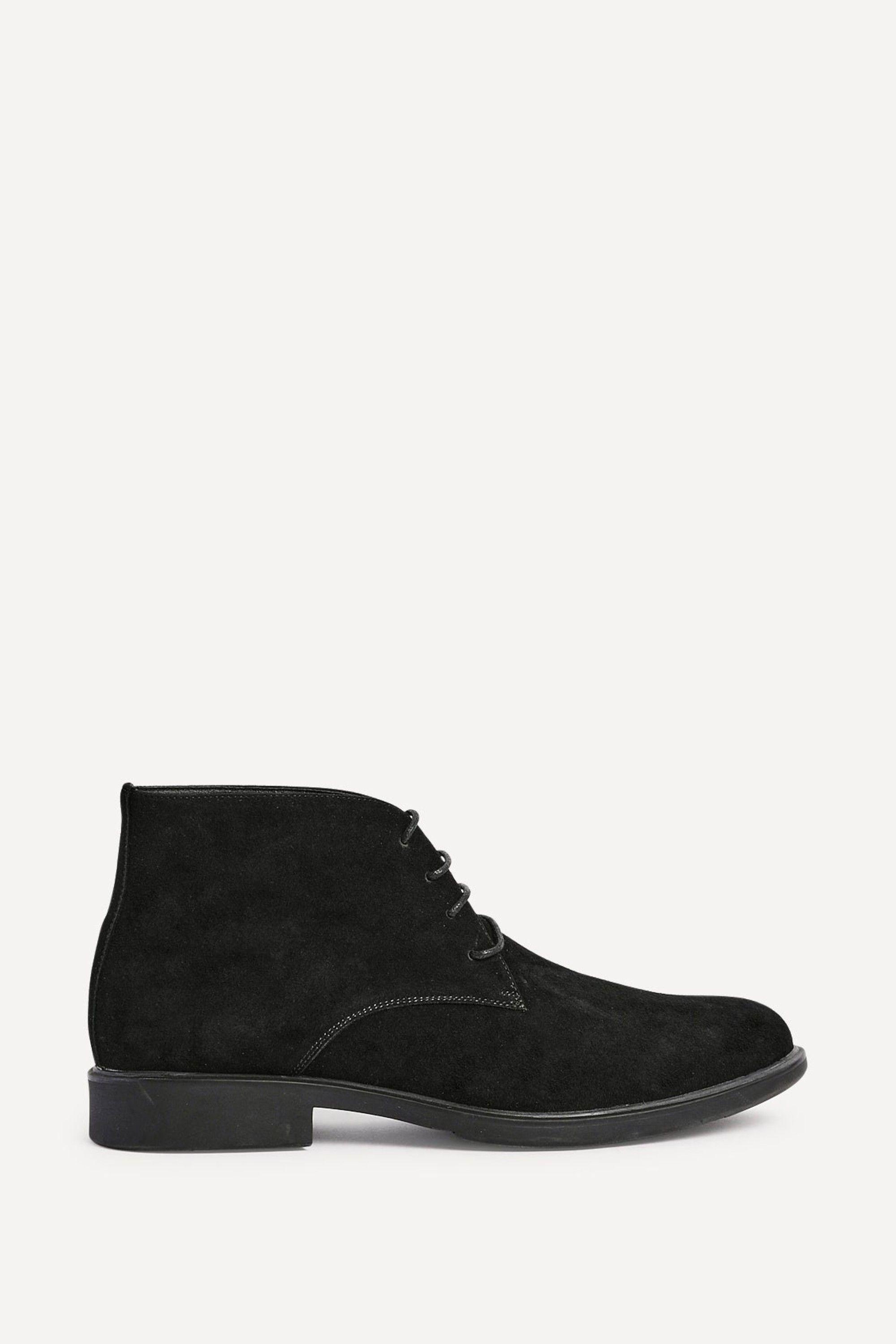 Francesco Mens Black Suede Chukka Boots by LINZI