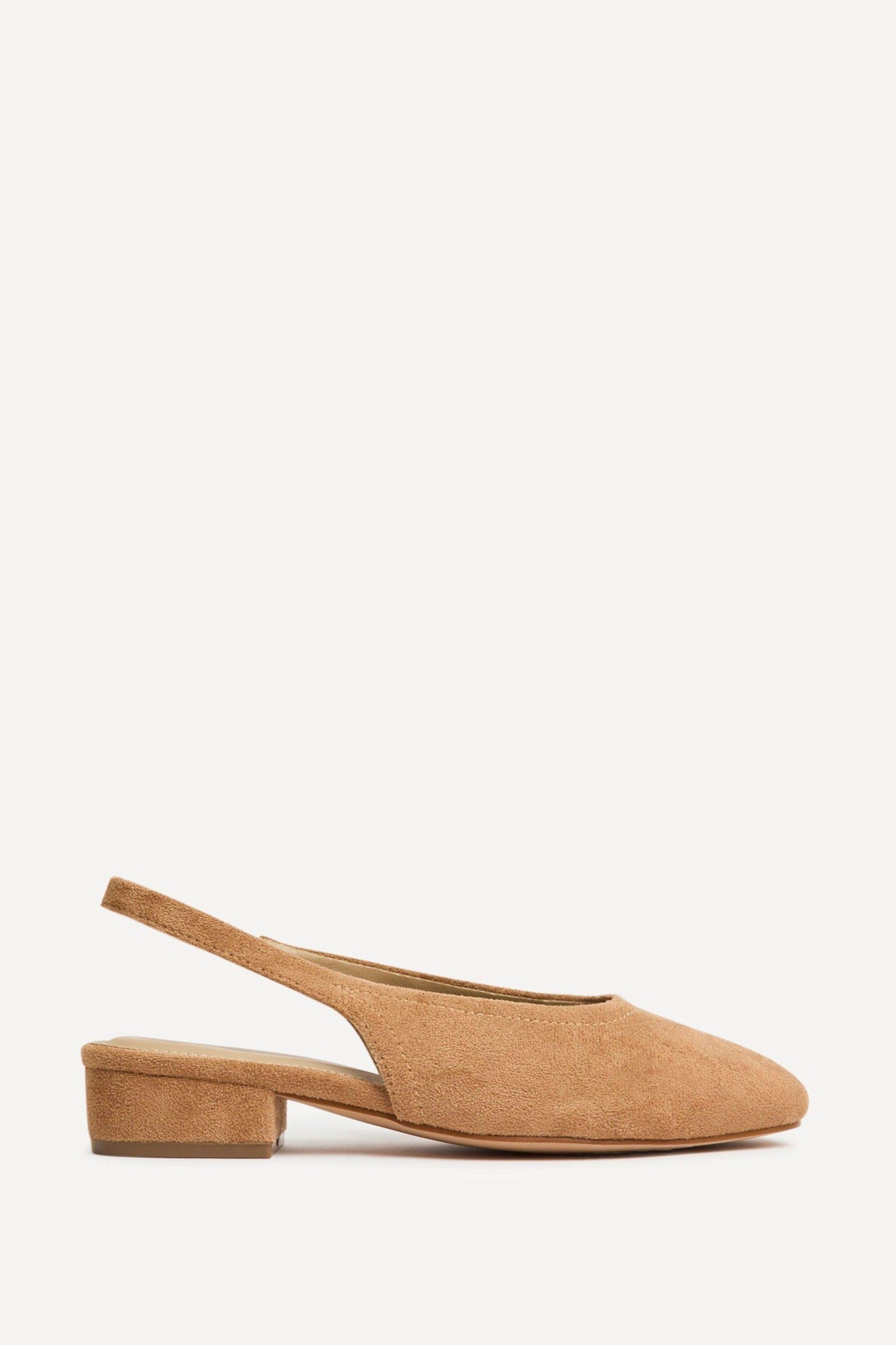 Glide Nude Faux Suede Mary Jane Heels by LINZI