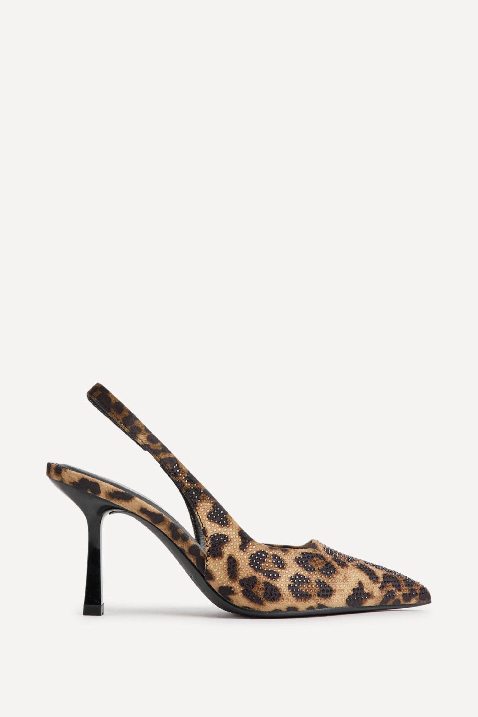 Hotfix Leopards Embellished Court Heels by LINZI