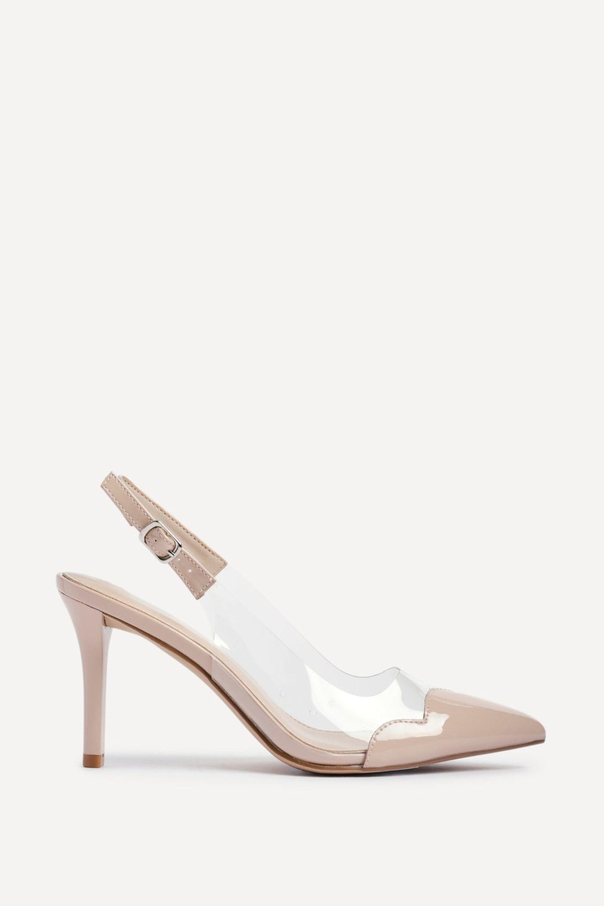 Nolita Nude Perspex Court Heels by LINZI