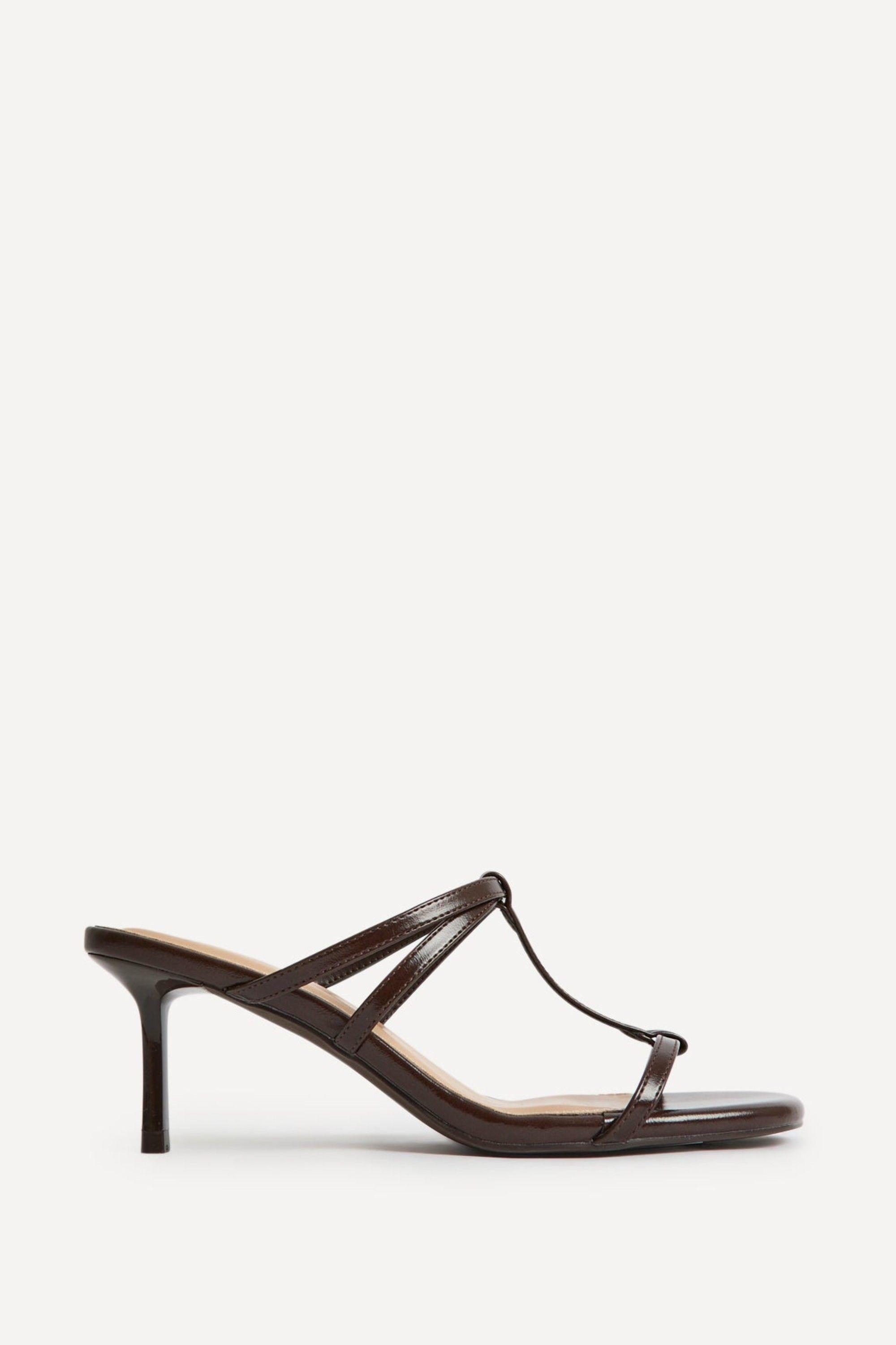 Westside Brown Mule Heels by LINZI