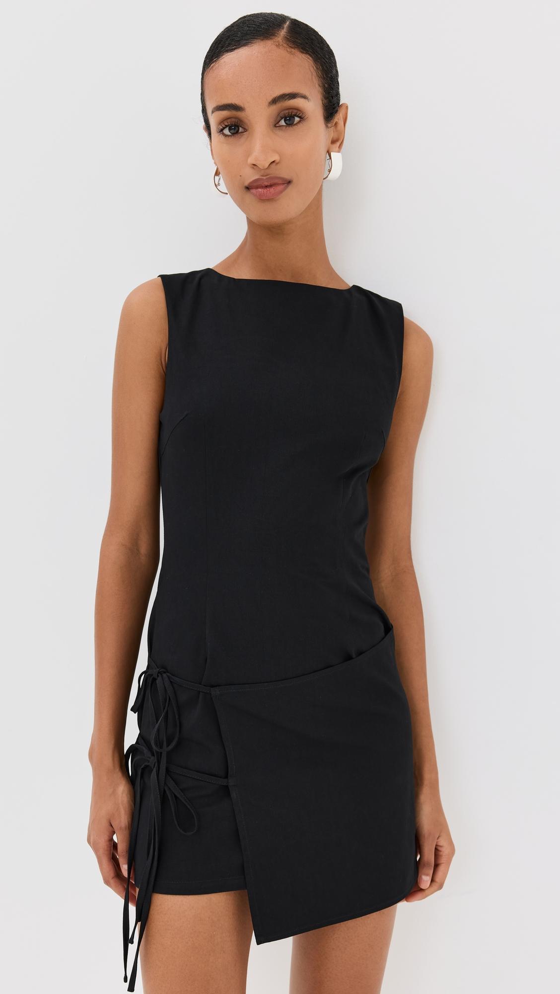 Ballerina Wrap Mini Dress by LIONESS