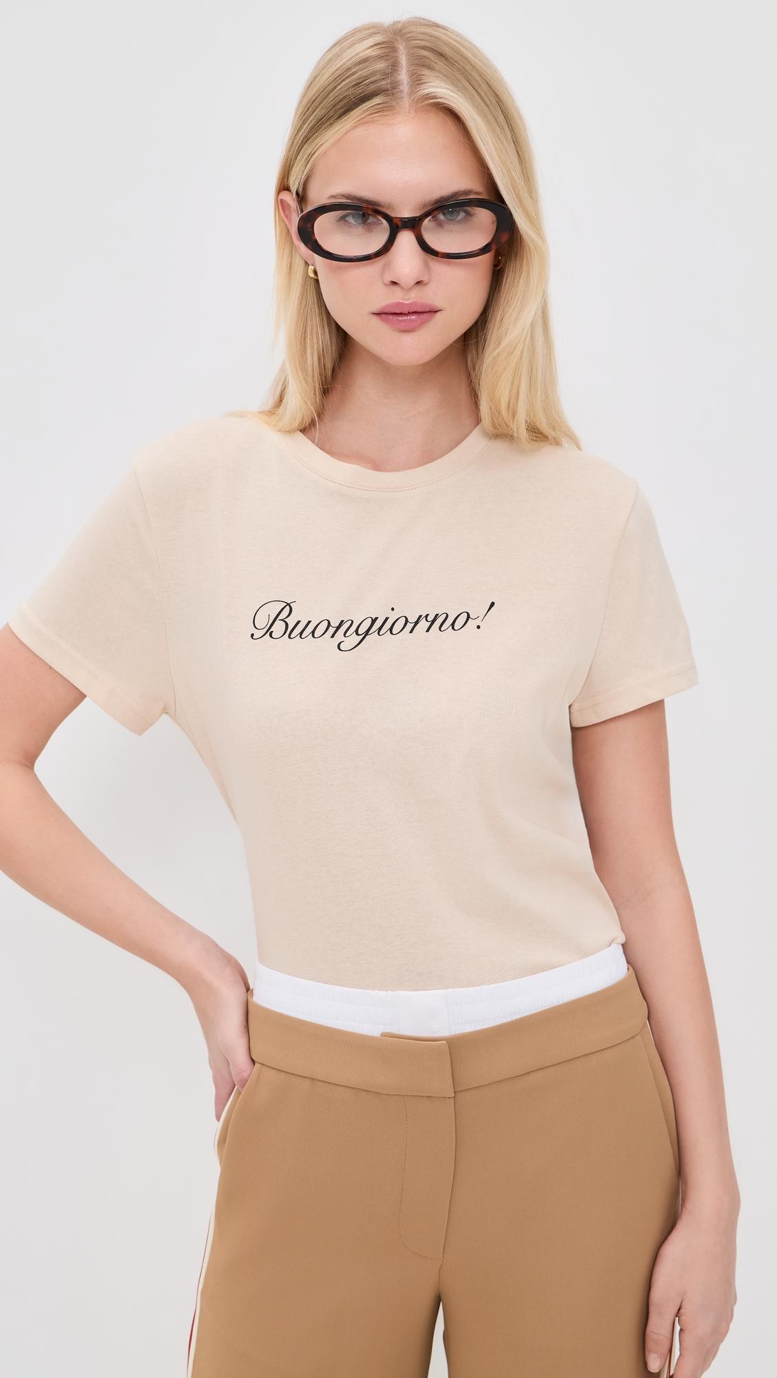 Buongiorno Baby Tee by LIONESS