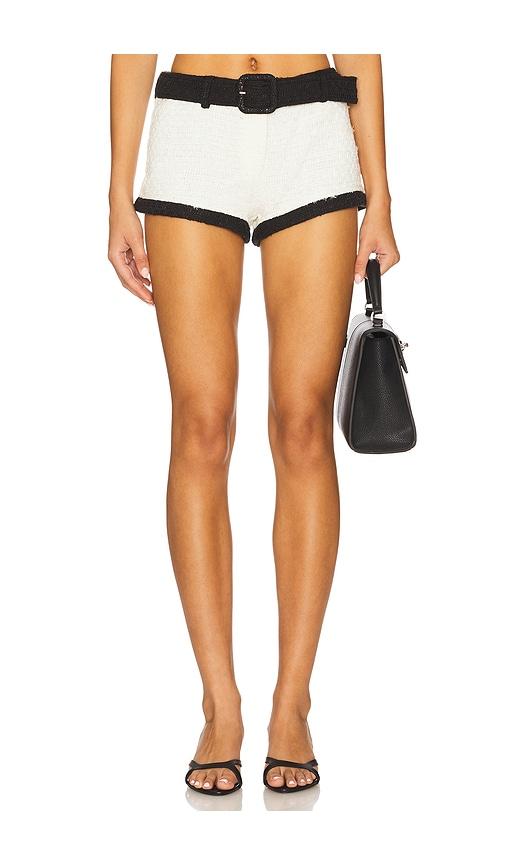 LIONESS Afterglow Mini Short in White by LIONESS