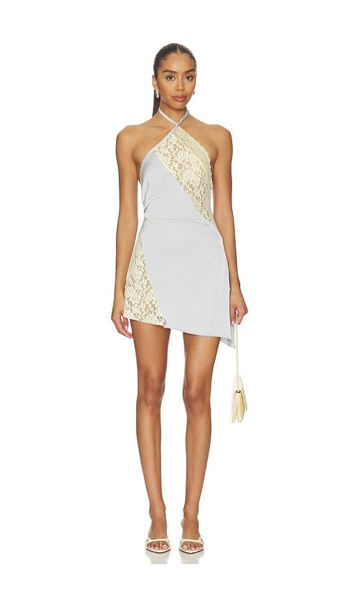 LIONESS Amore Mini Dress in Grey by LIONESS
