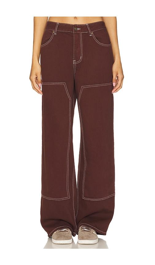 LIONESS Anchor Jeans in Cognac by LIONESS